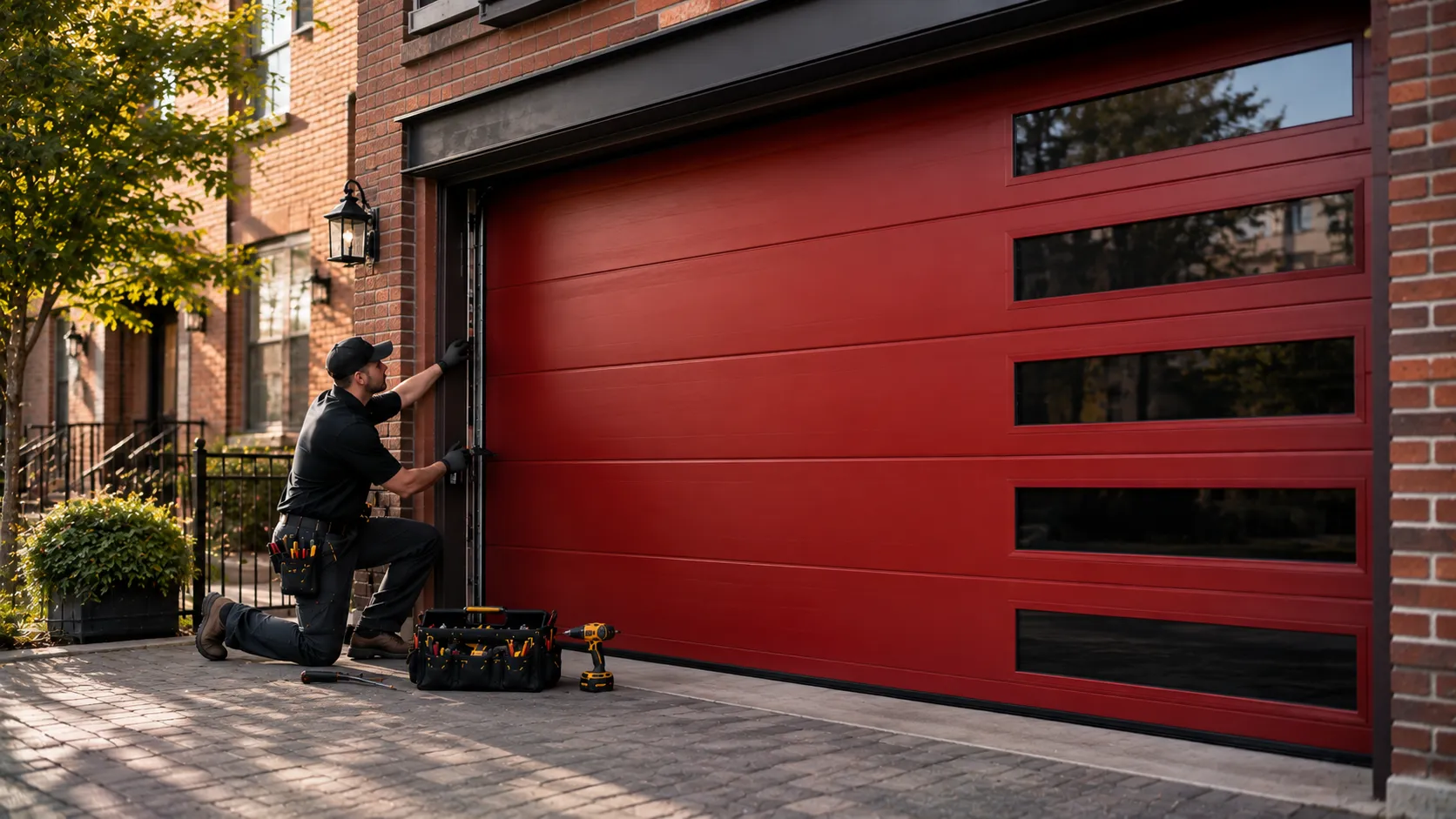 Garage door work on a home in Ashland