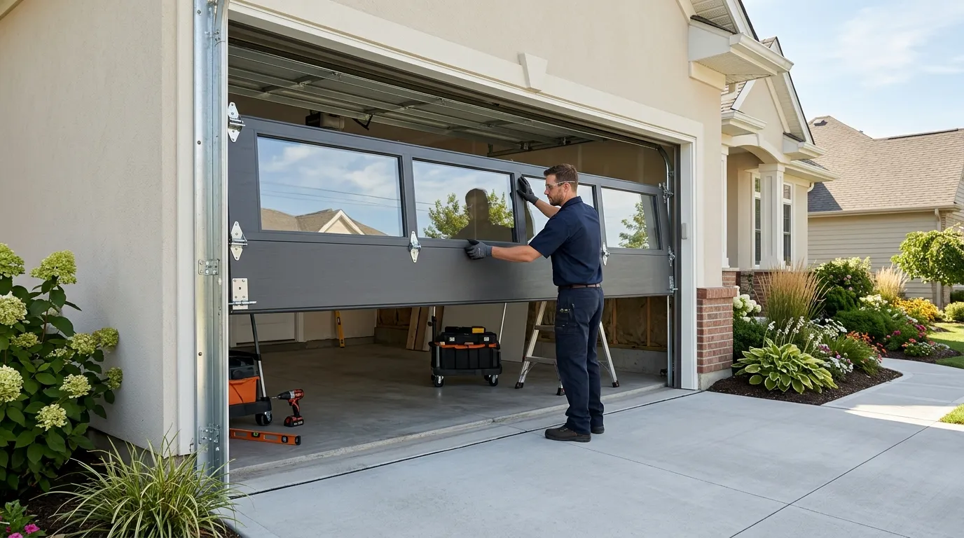 New Garage Door Installation for Westwood Homes in Ashland