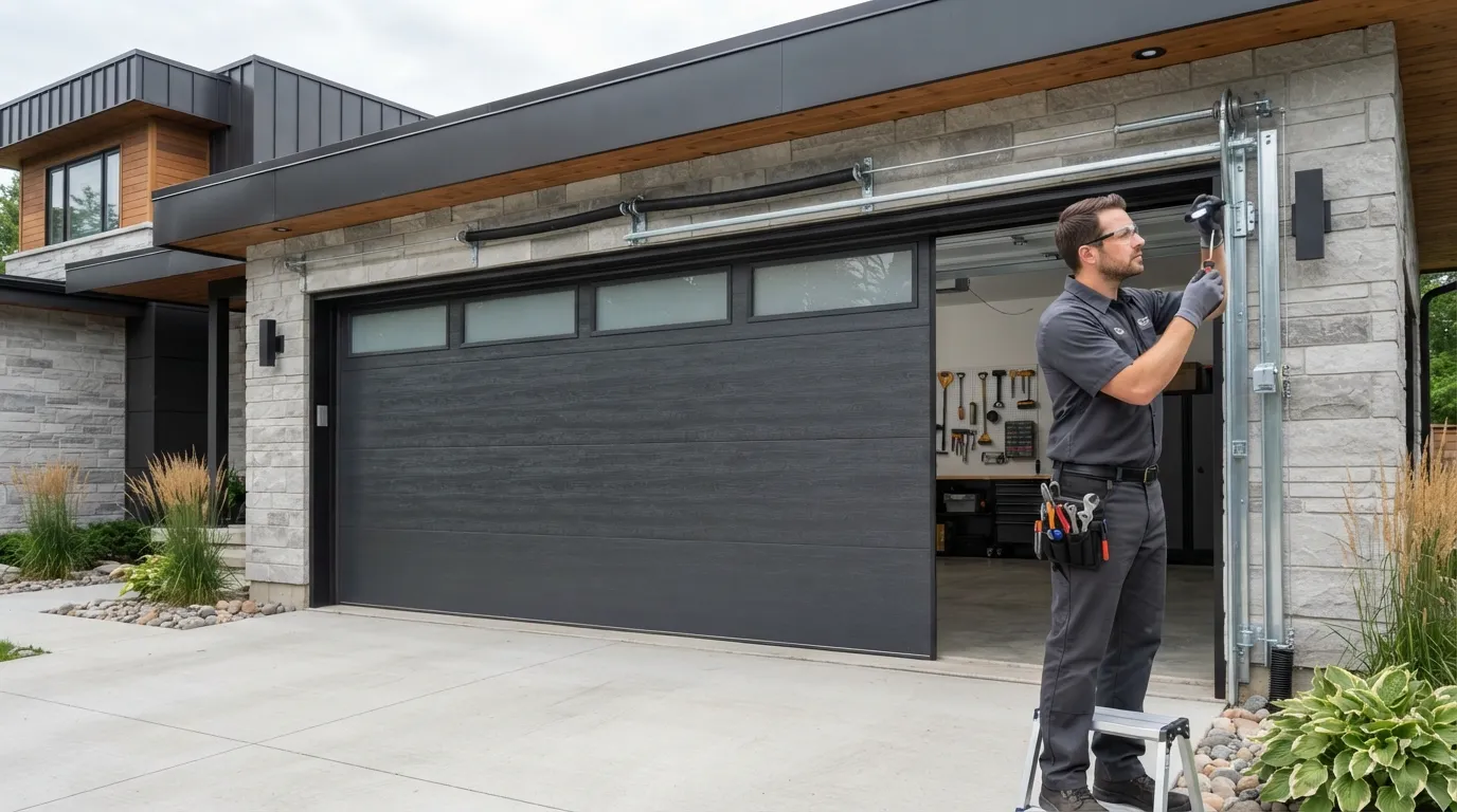 Off-Track Garage Door Repair for Grayson Homes in Ashland