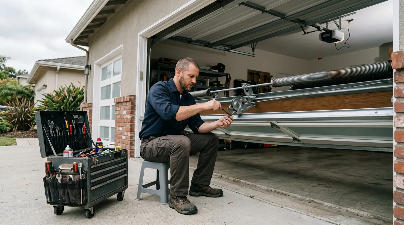 Off-Track Garage Door Repair for Westwood Homes in Ashland