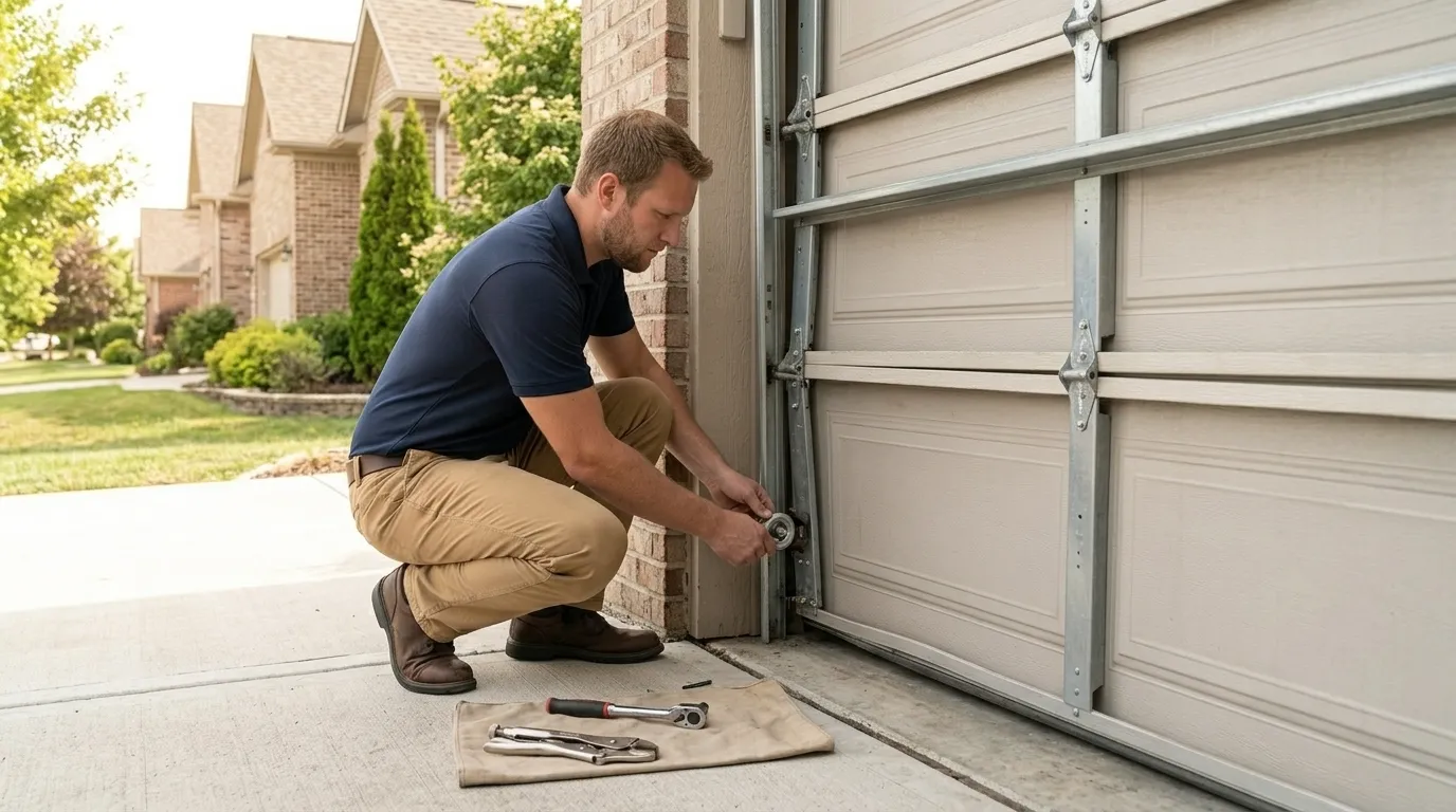 Roller Replacement for Grayson's Late-1970s Garage Doors in Ashland