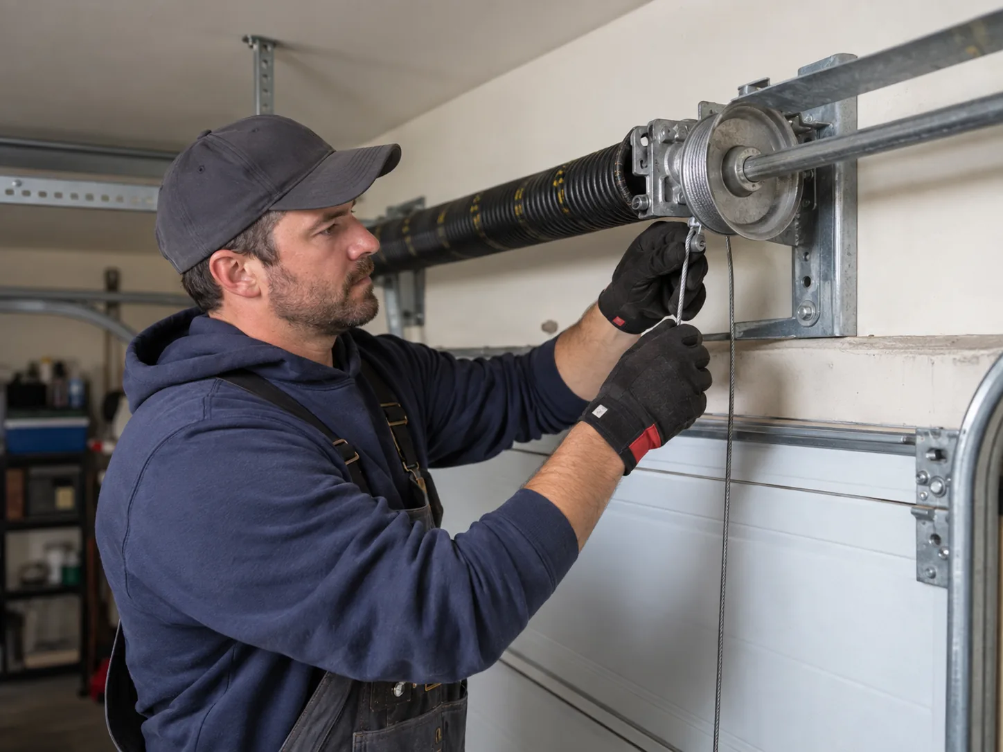 Spring Repair for Flatwoods' 1970s Steel Doors in Ashland